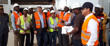 Plan d'urgence: visite du chantier de construction de l'hôpital Gynéco-Obstétrique et Pédiatrique d'Ebolowa